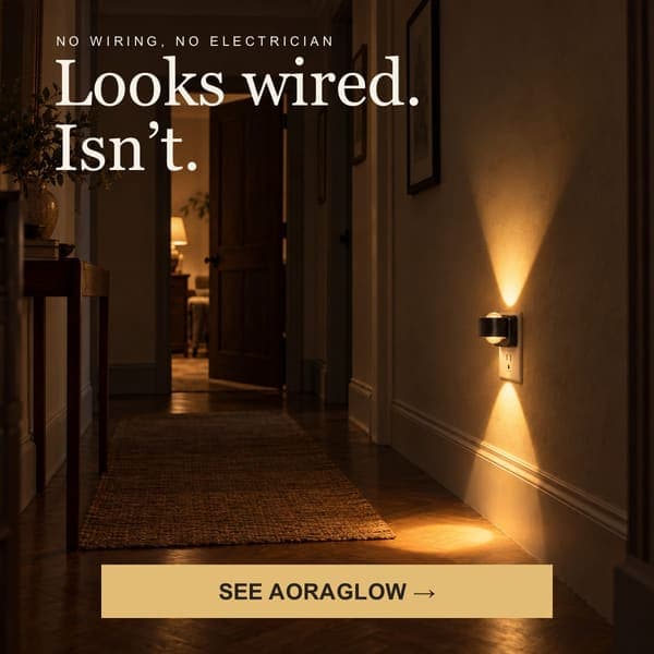 Aoraglow email: Looks wired. Isn't.